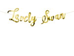Lovely Swan Guirlande Guld