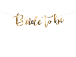 Bride To Be Guirlande Guld