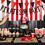 Pirates Party Guirlande Sort