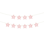 Babyshower Guirlande Lyserød