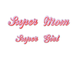 Super Mom Strygemærker