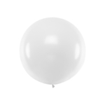 Stor Rund Ballon Hvid