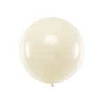 Stor Rund Ballon Metallisk Perle