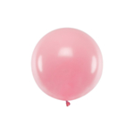 Stor Rund Ballon Pastel Lyserød