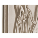 Satin Stof Bordløber Cold Gold