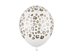 Leopard Balloner Pastel Hvid