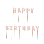 Happy Birthday Kagelys Lyserød