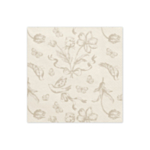 Blomster Servietter Beige
