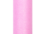 Tyl Stofrulle Glitter Lyserød