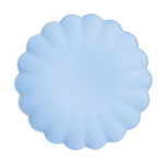 Pastel Plasttallerkener Lyseblå