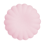 Pastel Plasttallerkener Lyserød
