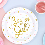Boy or Girl Paptallerkener