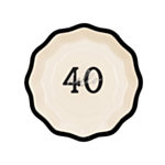 Hello 40 Sløjfe Tallerkener