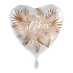Jeg Elsker Dig Folieballon Naturfarve