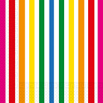 Stribede Servietter Multi