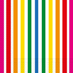 Stribede Servietter Multi