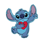 Lilo & Stitch® Hjerte Supersize Folieballon