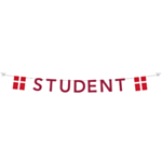 Student Guirlande Rød