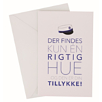 Student Kort Med Kuvert Blå