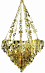 Lysekrone Diamant Guld