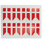 Dannebrog Flag Klistermærker