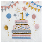 1 Års Fødselsdag Servietter