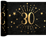 30 Års Bordløber Guld/Sort