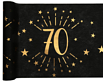70 Års Bordløber Guld/Sort