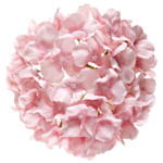 Kunstig Hortensia Blomsterhoved Lyserød