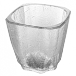Premium Cube Plastik Vandglas