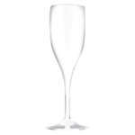 Premium Plastik Champagneglas Hvid
