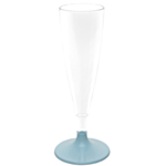 Plast Champagneglas Lyseblå