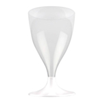 Genanvendelige Champagneglas Hvid
