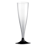 Tynde Champagneglas Sort