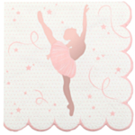 Ballerina Servietter Rosaguld