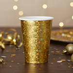 Glitrende Papkrus Guld