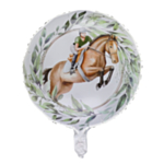Hest Springrytter Folieballon