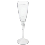 Flute Plast Champagneglas Transparent