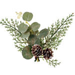 Julegran Eukalyptus Borddekoration