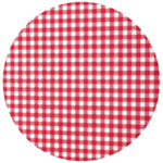 Ternede Picnic Dækkeservietter Rød