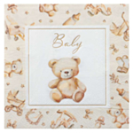 Little Teddy Servietter Elfenben