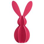 Træ Kanin Bordpynt Fuchsia