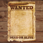 Wanted Plakat