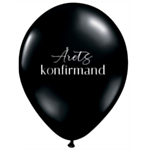 Årets Konfirmand Balloner Sort