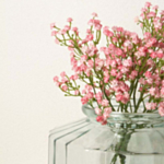 Brudeslør Blomster Lyserød