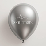 Årets Konfirmand Balloner Sølv