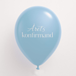 Årets Konfirmand Balloner Babyblå