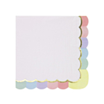 Pastel Servietter Regnbue