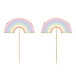 Pastel Regnbue Kagepinde