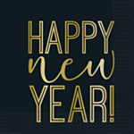 Roaring Happy New Year Servietter